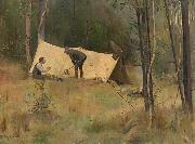 Tom roberts The Artists  Camp oil painting